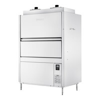 Hobart PW20N-ADV-2 Advansys 20-Pan High-Temperature Ventless Split-Door Pot, Pan, and Utensil Washer with Energy Recovery and Booster Heater - 480V, 3-Phase