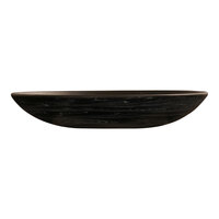 Cal-Mil 120 oz. Black Swirl Round Coupe Resin Bowl