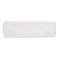 Cal-Mil 175 oz. White Cloud Square Resin Bowl