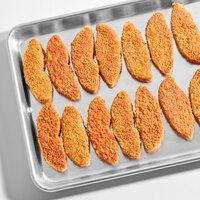 Rebellyous Vegan Plant-Based K-12 Eligible Spicy Kickin' Chicken Tenders 5 lb. - 2/Case