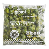 Simplot Simple Goodness IQF Brussels Sprouts 2 lb. - 12/Case