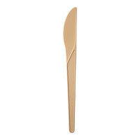 Eco-Products Veridian Plantware 6" Compostable Beige CPLA Plastic Knife - 1,000/Case