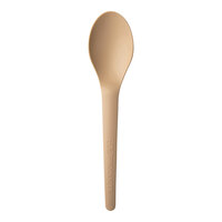 Eco-Products Veridian Plantware 6" Compostable Beige CPLA Plastic Spoon - 1,000/Case