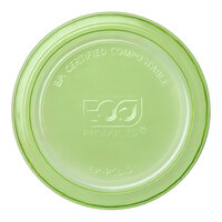 Eco-Products Veridian 2-4 oz. Compostable Green PLA Plastic Portion Cup Lid - 2,000/Case