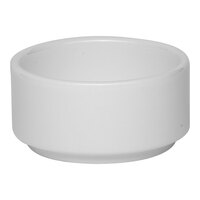 Ariane Prime 5 oz. Warm White Round Porcelain Butter Ramekin - 12/Case