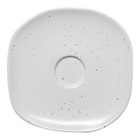 Ariane Earth 5 1/8" Linen Dots Porcelain Saucer - 12/Case