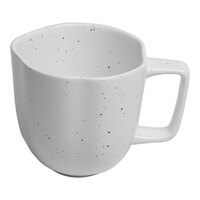 Ariane Earth 9.13 oz. Linen Dots Porcelain Cup - 12/Case