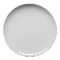 Ariane Vital Coupe 8 1/4" Warm White Round Slanted Porcelain Coupe Flat Plate - 12/Case