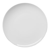 Ariane Vital Coupe 9 7/16" Warm White Round Slanted Porcelain Coupe Flat Plate - 12/Case