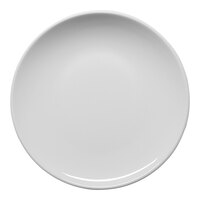 Ariane Vital Coupe 6" Warm White Round Slanted Porcelain Coupe Flat Plate - 12/Case
