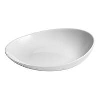 Ariane Vital Coupe 9 13/16" Warm White Round Slanted Porcelain Coupe Deep Plate - 6/Case