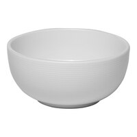 Ariane Orba 4.4 oz. White Embossed Porcelain Bowl - 12/Case