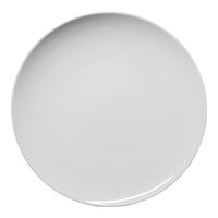 Ariane Vital Coupe 12 3/16" Warm White Round Slanted Porcelain Coupe Flat Plate - 6/Case