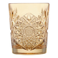 Libbey Hobstar 12 oz. Topaz Rocks / Double Old Fashioned Glass - Sample