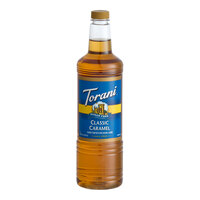 Torani Sugar-Free Classic Caramel Flavoring Syrup Plastic Bottle 1 Liter