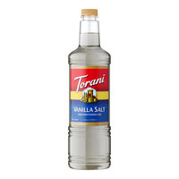Torani Vanilla Salt Flavoring Syrup Plastic Bottle 1 Liter