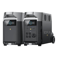 EcoFlow DELTA Pro DELTAPRO-DELTAPROEB-US Lithium-Ion Portable Power Station with Extra Battery