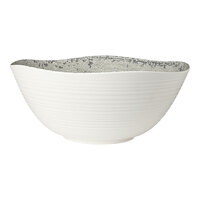 Creations Pompeii from Steelite International 13.5 Qt. Stone Melamine Round Bowl - 4/Case