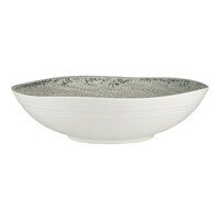 Creations Pompeii from Steelite International 1.5 Qt. Stone Melamine Round Bowl - 12/Case