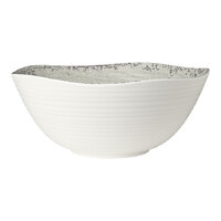 Creations Pompeii from Steelite International 8 Qt. Stone Melamine Round Bowl - 4/Case