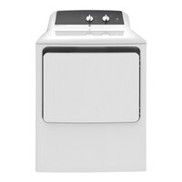 GE GTX52GASPWB 6.2 Cu. Ft. Front-Load Gas-Powered Commercial Dryer - Free Use