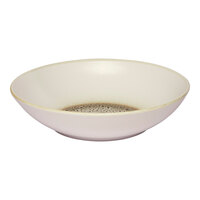 Ariane Jaguar 7" Brown and Cream Round Porcelain Deep Coupe Plate - 6/Case