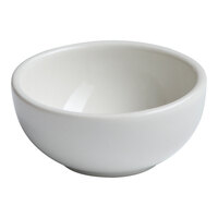 Ariane Miniature 0.67 oz. Ivory Round Porcelain Coupe Bowl - 18/Case