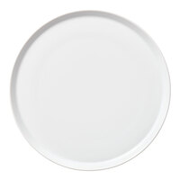 Bauscher Smart from BauscherHepp 8" Bright White Round Raised Rim Flat Porcelain Coupe Plate - 12/Case