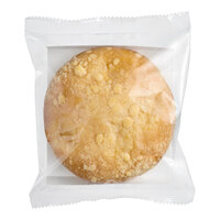 Elk Village Bakery Individually Wrapped Vegan Pineapple Crumb Cake 4 oz. - 27/Case