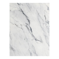 Superior Surfaces 24" x 30" Rectangular Black Faux Marble Eased Edge Squared Corner Indoor Table Top