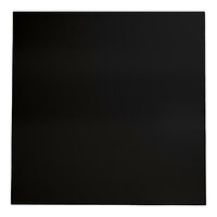 Superior Surfaces 30" x 30" Square Frosty Black Eased Edge Squared Corner Outdoor Table Top