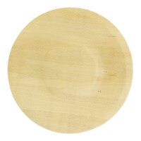 VerTerra 5" Round Alpine Birch Wood Plate - 300/Case