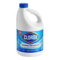CloroxPro Clorox CLO32263 81 oz. Concentrated Disinfecting Bleach with CloroMax - 6/Case