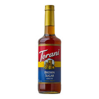 Torani Brown Sugar Flavoring Syrup Glass Bottle 750 mL - 12/Case