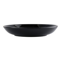 Libbey Porcelana Color 30 oz. Black Round Low Porcelain Bowl - 24/Case