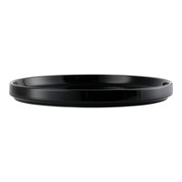 Libbey Porcelana Color 10 1/2" Black Stackable Round Porcelain Plate - 12/Case