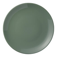 Libbey Porcelana Color 10 1/2" Moss Round Porcelain Coupe Plate - 12/Case