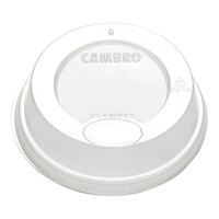Cambro Camlids Disposable White Sip Through Lid - 1,000/Case