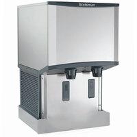 Scotsman HID525AWX-1A Meridian® Wall-Mount Air-Cooled Nugget Ice Machine and Water Dispenser with Hands-Free Dispensing - 25 lb. Bin Capacity