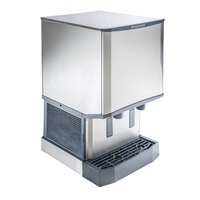 Scotsman HID540AX-1A Meridian® Air-Cooled Countertop Nugget Ice Machine and Water Dispenser with Hands-Free Dispensing - 40 lb. Bin Capacity