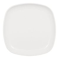 Cal-Mil Oslo 8" White Square Melamine Plate - 6/Case