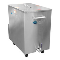 Clean X-Press BIK008 CleanTank 80-Gallon Stainless Steel BBQ Rack Heated Soak Tank - 120V