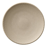 Heart & Soul Pine 6 3/4" Round Almond Porcelain Coupe Plate - 6/Case