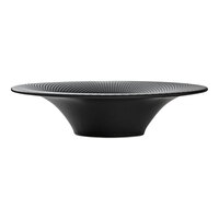 Heart & Soul Pine 10 5/8" Round Coal Porcelain Deep Coupe Plate - 6/Case