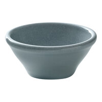 Heart & Soul Pine 2.4 oz. Round Sky Porcelain Ramekin - 6/Case