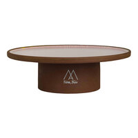 Maham Studio Spice from Steelite International 6" x 1 3/4" Round Pink Peppercorn Stoneware Display Stand - 12/Case