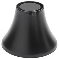 American Metalcraft Lift 4 7/8" Round Black Melamine Pedestal - 6/Case