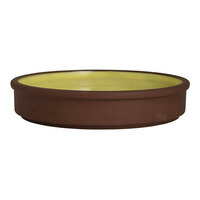 Maham Studio Spice from Steelite International 6" Round Saffron Stoneware Stackable Deep Tray - 12/Case