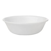 Corelle Essentials 10 oz. Round Glass Bright White Grapefruit Bowl - 24/Case