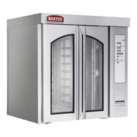 Baxter OV310G Single Deck Mini Natural Gas Rotating Rack Convection Oven with Digital Controls - 95,000 BTU